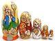 Russian 5 Nesting Dolls Fairy Tale Peter Rabbit Mrs. Tiggy-winkle Flopsy & Mopsy