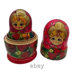 Russian Artist Nesting Large Dolls Matryoshka Set 10 pcs Hand Painted