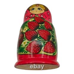 Russian Artist Nesting Large Dolls Matryoshka Set 10 pcs Hand Painted