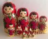 Russian Authentic Original Big Nesting Dolls Set 19 Pcs Semenov Matryoshka