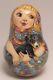 Russian Author's Doll Best Friend Roly Poly Doll No Nesting 5,12 Inches