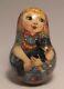 Russian Author's Doll Best Friend Roly Poly Doll No Nesting 5,12 Inches