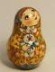 Russian Author's Doll Lyuba Roly Poly Doll No Nesting H=4,33 Inches (11 Cm)
