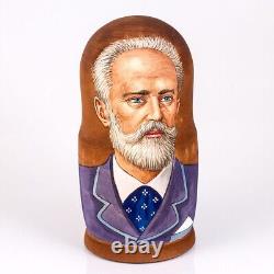 Russian Composers Nesting Doll Tchaikovsky