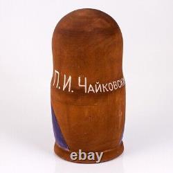 Russian Composers Nesting Doll Tchaikovsky