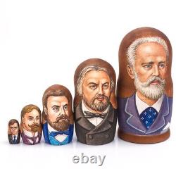 Russian Composers Nesting Doll Tchaikovsky