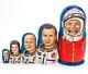 Russian Cosmonauts Nesting Doll Matryoshka Astronauts Gagarin Stacking Doll