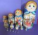 Russian Dolls 14 Pieces Signed