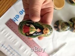 Russian Fairy Tale Nesting DOLL Hand Painted Matryoshka Bubushka set