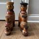 Russian Hand Carved Nesting Dolls Tall Male And Female Read