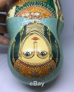 Russian Hand Painted Nesting Doll Matryoshka 850 years of MOSCOW 7 pieces