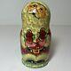 Russian Handmade Matryoshka Christmas Hand Painted Nesting Dolls Signed 6