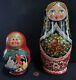 Russian Handmade Wood Matryoshka Babushka Nesting Dolls Traditional & Folklore