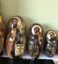 Russian Icon Doll Nest. 10 Museum Quality