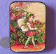 Russian Lacquer Box Strawberry Flower Fairy Silantyeva Hand Painted Unique Gift