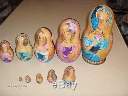 Russian Maiden Nesting Dolls