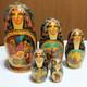 Russian Matryoshka 5pcs Hand Painted Nesting Dolls Life Of Jesus Christ