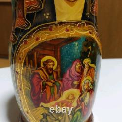 Russian Matryoshka 5pcs Hand Painted Nesting Dolls Life of Jesus Christ