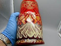 Russian Matryoshka Nesting Doll 10 10 Pc, Folk-art Fairytale Hand Made Set 450
