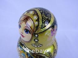 Russian Matryoshka Nesting Doll 5.5 5 Pc, Morozko Fairytale Hand Made Set 996
