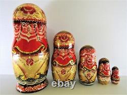 Russian Matryoshka Nesting Doll 7 5 Pc, Not Whither & Fetch Fairytale Set 361