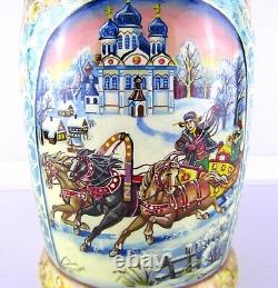 Russian Matryoshka Nesting Doll 9.8 10 Pc, Troika Fairytale Christmas 965