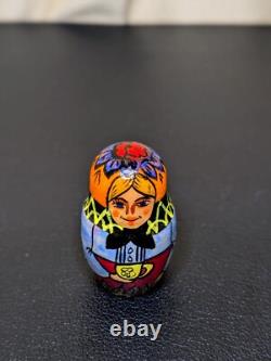 Russian Matryoshka Nesting Doll Set -9- d. 1992 Signed'A. Grebnev' High Detail