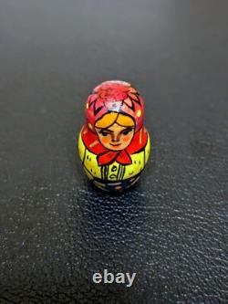 Russian Matryoshka Nesting Doll Set -9- d. 1992 Signed'A. Grebnev' High Detail