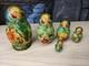 Russian Matryoshka Nesting Dolls Fairy Tale Fairytale Set 5 Pc 6.5 Signed Gift