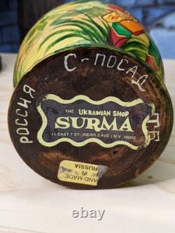 Russian Matryoshka Nesting Dolls Fairy Tale Fairytale Set 5 pc 6.5 Signed Gift