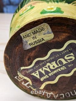 Russian Matryoshka Nesting Dolls Fairy Tale Fairytale Set 5 pc 6.5 Signed Gift