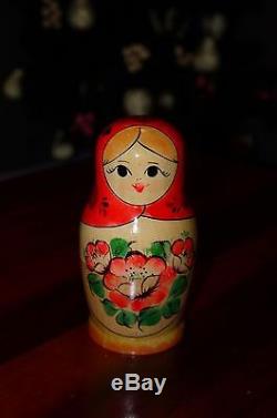 Russian Matryoshka Nesting Dolls Made in USSR Russia 7 pieces NEW