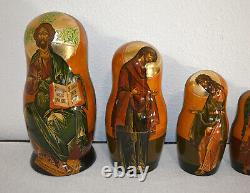 Russian Matryoshka Religious Nesting Doll 12pc Shurik Loshchinin 1992 Khotkovo