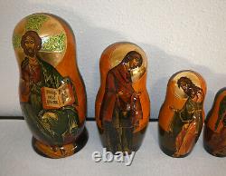 Russian Matryoshka Religious Nesting Doll 12pc Shurik Loshchinin 1992 Khotkovo