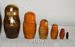 Russian Matryoshka Religious Nesting Doll 12pc Shurik Loshchinin 1992 Khotkovo