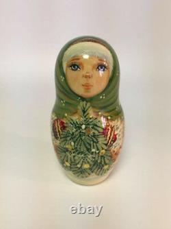 Russian Matryoshka Russian Wooden Nesting Dolls 5 pieces #15