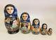 Russian Matryoshka Russian Wooden Nesting Dolls 5 Pieces #16