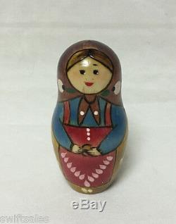 Russian Matryoshka Russian Wooden Nesting Dolls 5 pieces #20