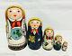 Russian Matryoshka Russian Wooden Nesting Dolls 5 Pieces #4