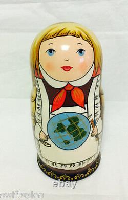 Russian Matryoshka Russian Wooden Nesting Dolls 5 pieces #4