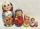 Russian Matryoshka Russian Wooden Nesting Dolls 5 Pieces #9