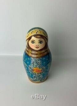Russian Matryoshka Russian Wooden Nesting Dolls 7 pieces