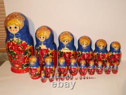Russian Nesting Doll 30 Pieces Artist Agafya Tihonovna Petrova