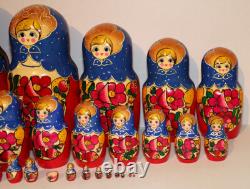 Russian Nesting Doll 30 Pieces Artist Agafya Tihonovna Petrova