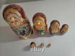 Russian Nesting Doll 8.5 EXQUISITE 7 pcs