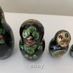 Russian Nesting Doll 9.75 Hand Painted 10 Piece