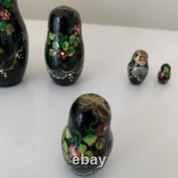 Russian Nesting Doll 9.75 Hand Painted 10 Piece
