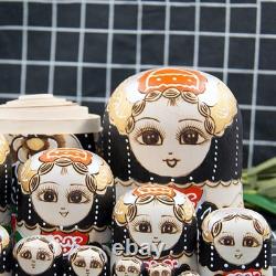Russian Nesting Doll Educational Decor Crafts Painted Handmade Toys Matryoshka