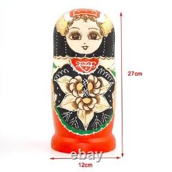 Russian Nesting Doll Educational Decor Crafts Painted Handmade Toys Matryoshka