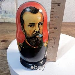 Russian Nesting Doll (MATRIOSHKA) Hand Painted In Russia-Russian